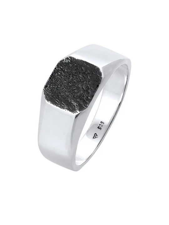 Foto van product KUZZOI Ring zwart / zilver
