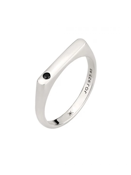 Foto van product KUZZOI Ring zwart / zilver