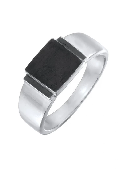 Foto van product KUZZOI Ring zwart / zilver