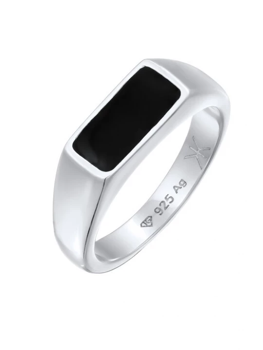 Foto van product KUZZOI Ring zwart / zilver