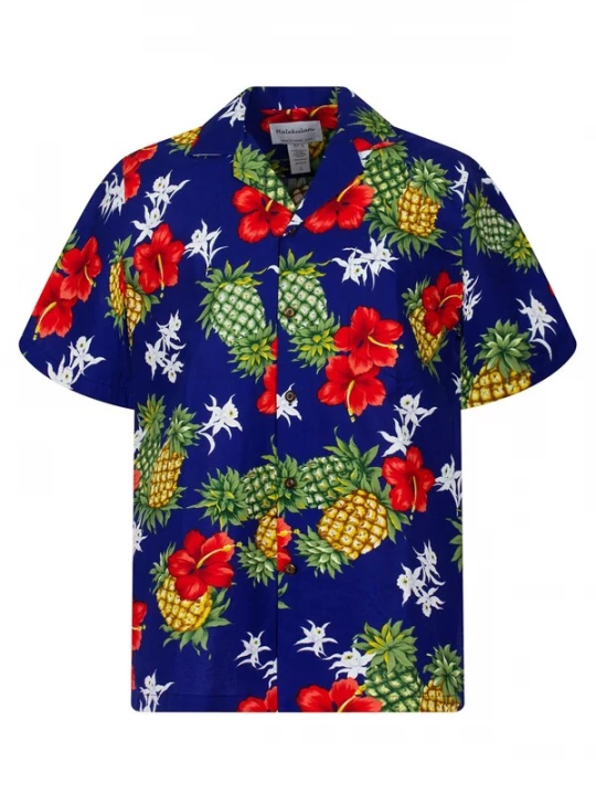 Foto van product KY' Overhemd 'Ananas' blauw KY's