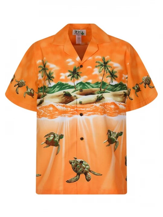 Foto van product KY' Overhemd 'Turtle OLD' oranje KY's
