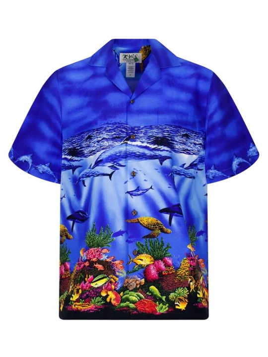 Foto van product KY's Overhemd 'Delfine' blauw