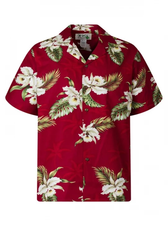Foto van product KY's Overhemd 'Enzian' rood