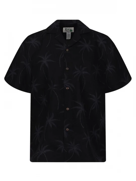 Foto van product KY's Overhemd 'Palmshadow' zwart