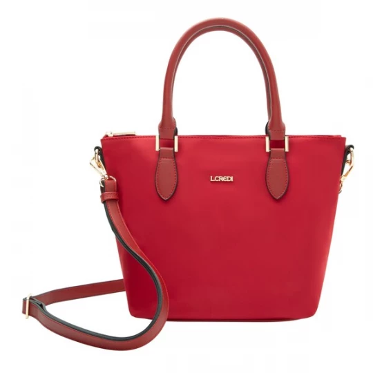 Foto van product L.CREDI Shopper 'Alena' goud / rood