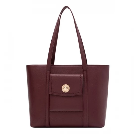 Foto van product L.CREDI Shopper 'Pelagia' bordeaux