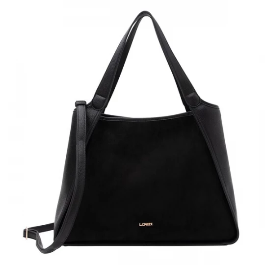 Foto van product L.CREDI Shopper 'Pheline' goud / zwart