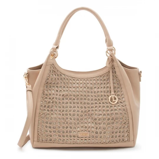 Foto van product L.CREDI Shopper 'Roxana' lichtbruin
