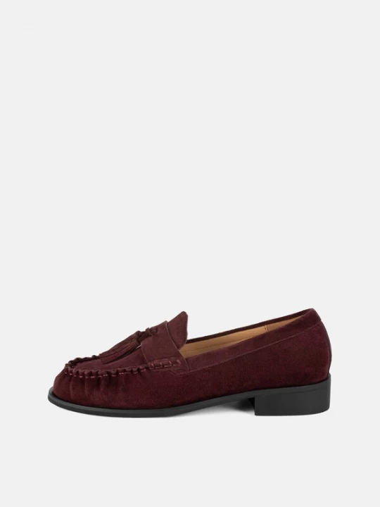 Foto van product L37 HANDMADE SHOES Instappers 'HOLD ME CLOSE' bourgogne