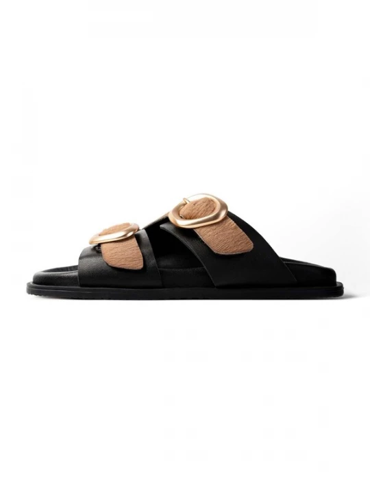 Foto van product L37 HANDMADE SHOES Instappers 'STAY UNTIL TOMORROW' camel