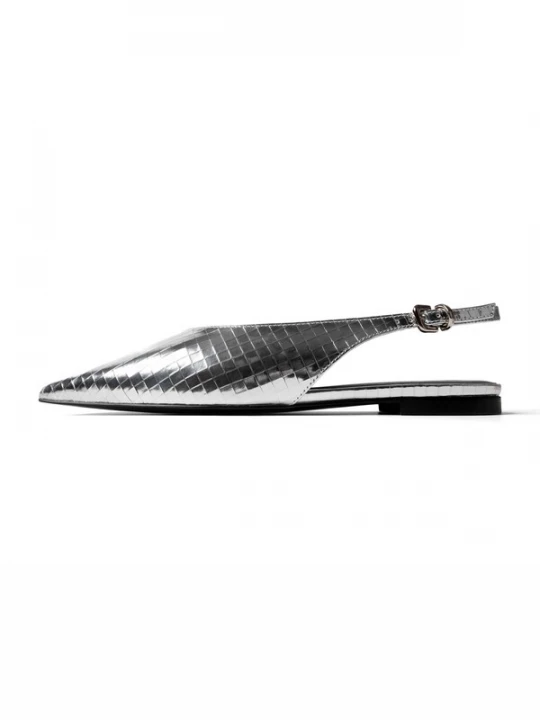 Foto van product L37 HANDMADE SHOES Instappers 'THE MORNING AFTER JUNE' zilver