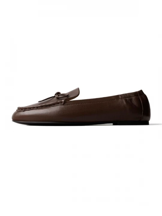 Foto van product L37 HANDMADE SHOES Mocassins 'A TOUCH OF WARM WIND' donkerbruin