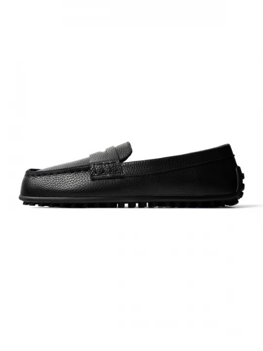 Foto van product L37 HANDMADE SHOES Mocassins 'AFTER THE RAIN FALLS' zwart