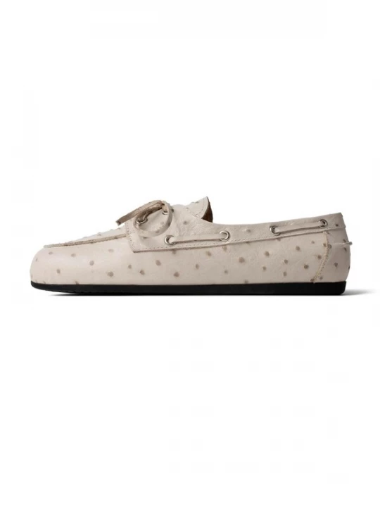 Foto van product L37 HANDMADE SHOES Mocassins 'SLOW LIFE' wit gemêleerd