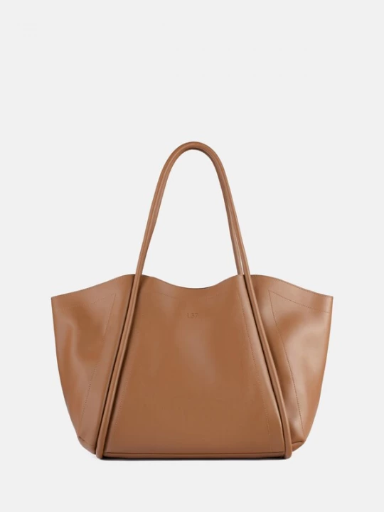 Foto van product L37 HANDMADE SHOES Shopper 'BIG BIG WORLD NEW' camel