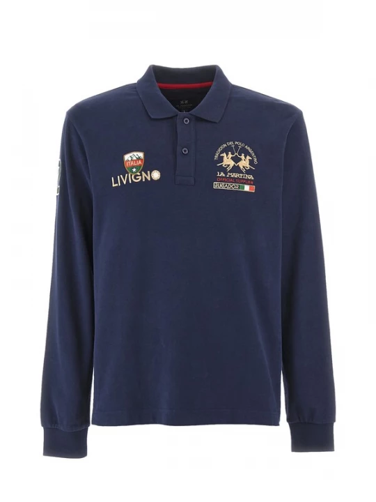 Foto van product La Martina Shirt blauw / gemengde kleuren