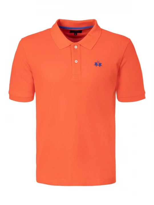 Foto van product La Martina Shirt ' BPMP11 ' donkeroranje