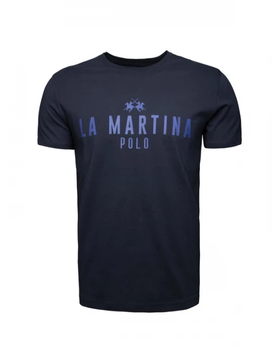 Foto van product La Martina Shirt donkerblauw / lila