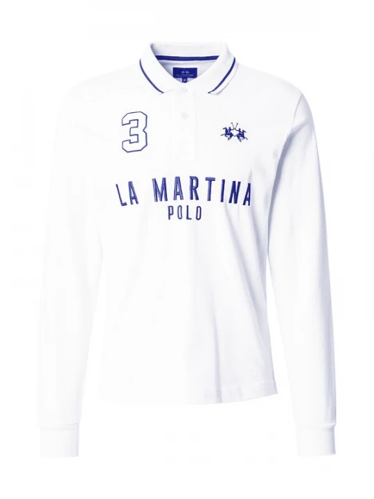 Foto van product La Martina Shirt donkerblauw / wit