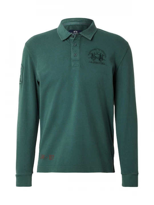 Foto van product La Martina Shirt donkergroen / zwart