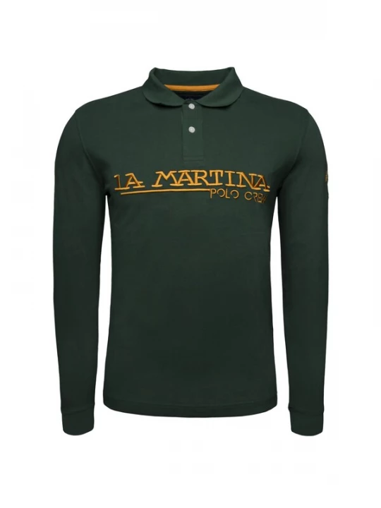Foto van product La Martina Shirt geel / donkergroen