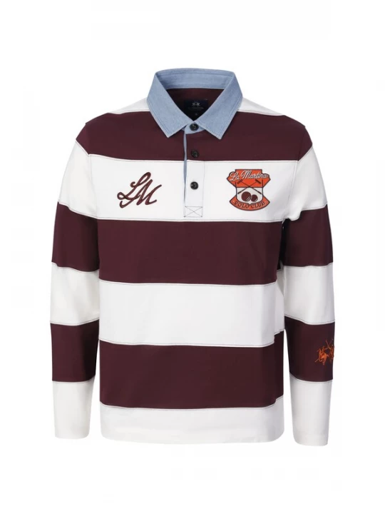 Foto van product La Martina Shirt gemengde kleuren / bordeaux