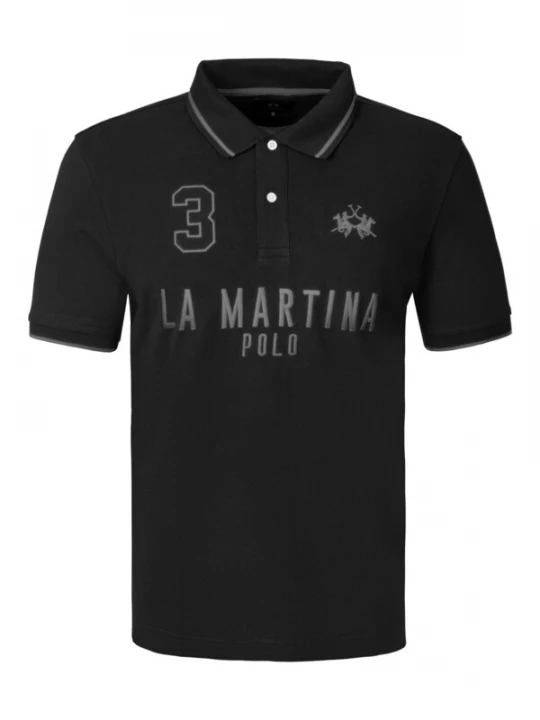 Foto van product La Martina Shirt grafiet / zwart