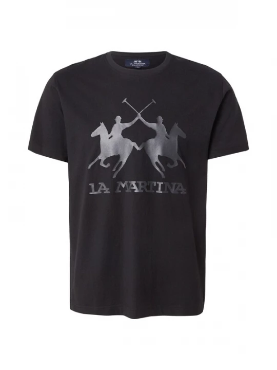 Foto van product La Martina Shirt grijs / zwart