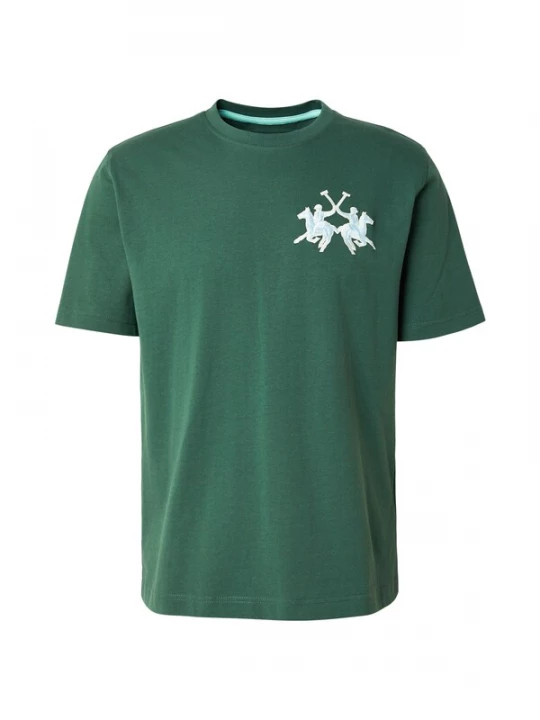 Foto van product La Martina Shirt groen / wit