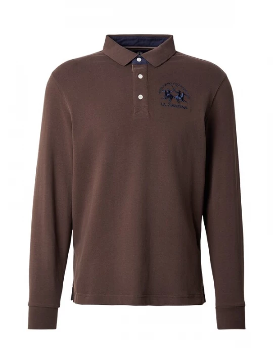Foto van product La Martina Shirt marine / bruin