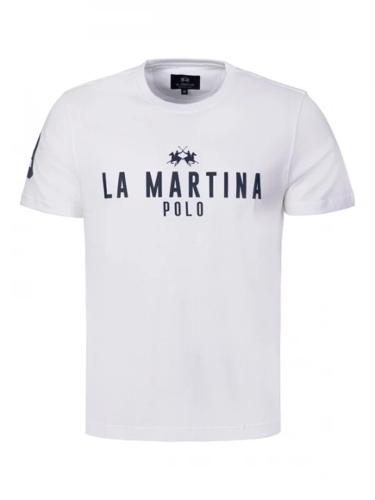 Foto van product La Martina Shirt marine / wit