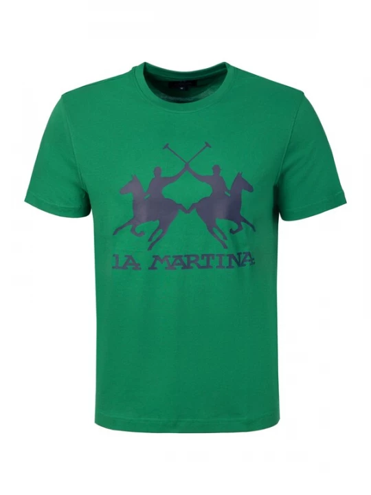 Foto van product La Martina Shirt navy / groen