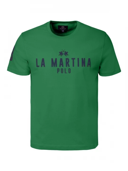 Foto van product La Martina Shirt navy / groen