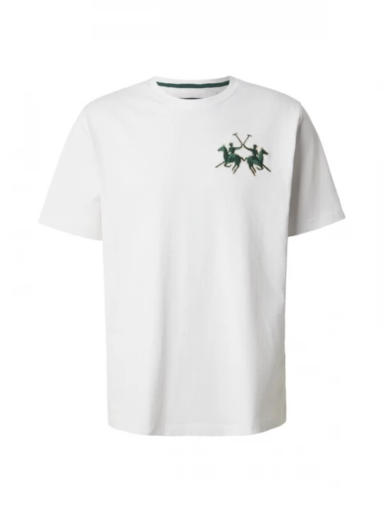 Foto van product La Martina Shirt taupe / spar / wit