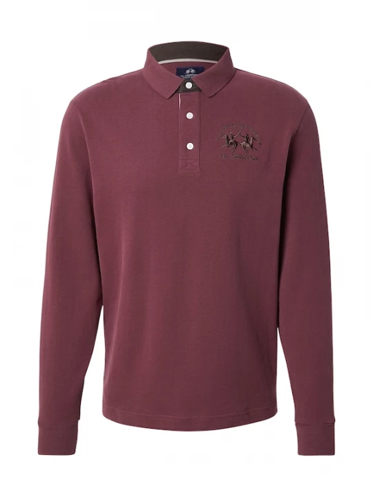 Foto van product La Martina Shirt wijnrood