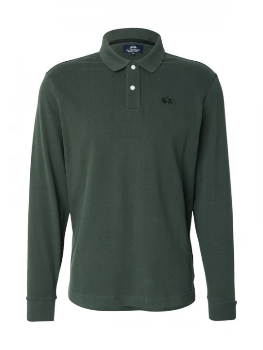 Foto van product La Martina Shirt 'XMP004' olijfgroen