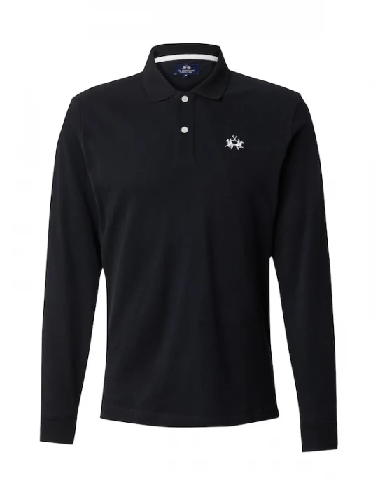 Foto van product La Martina Shirt 'XMP004' zwart / wit