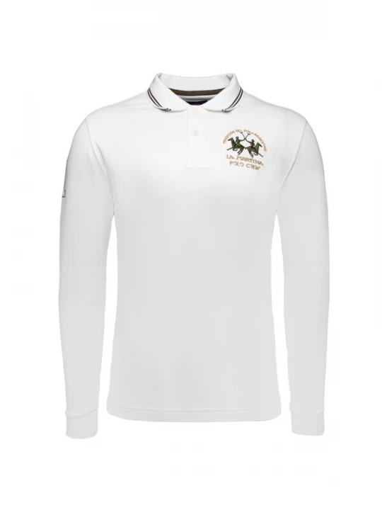 Foto van product La Martina Shirt ' XMP307 ' gemengde kleuren / wit