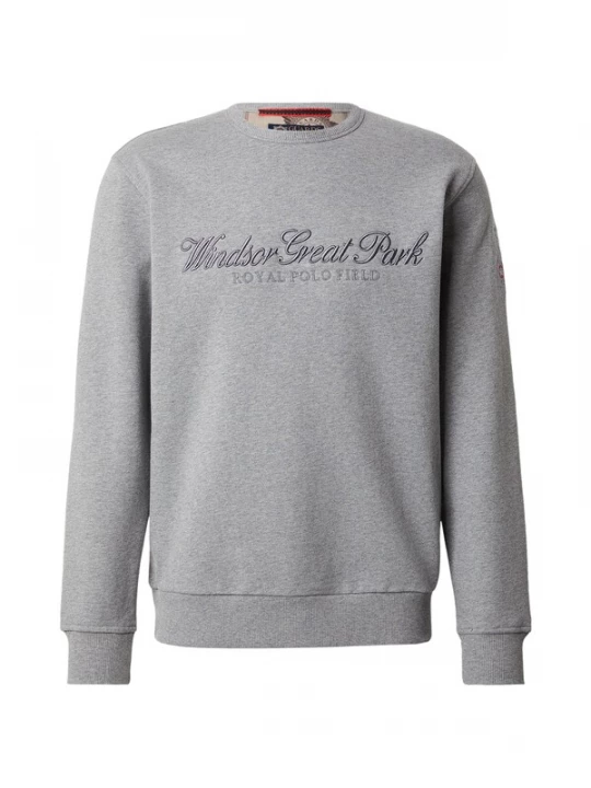 Foto van product La Martina Sweatshirt donkergrijs / grijs gemêleerd