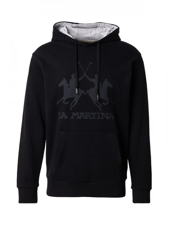 Foto van product La Martina Sweatshirt donkergrijs / zwart