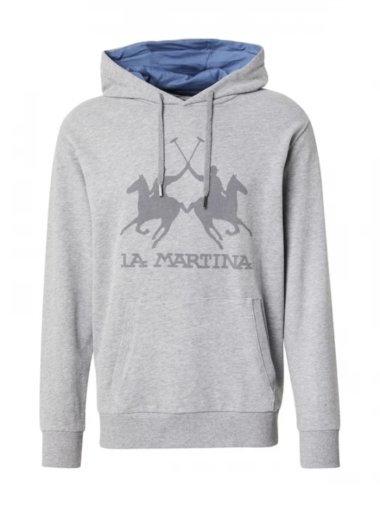 Foto van product La Martina Sweatshirt grijs / grijs gemêleerd