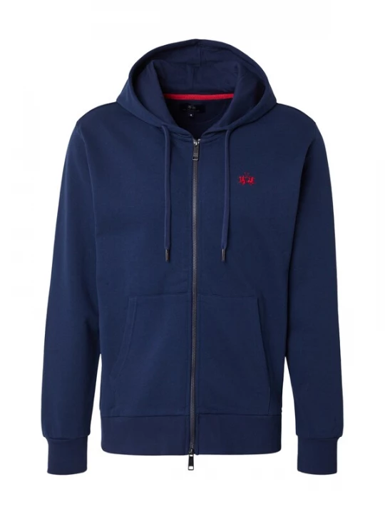 Foto van product La Martina Sweatvest donkerblauw