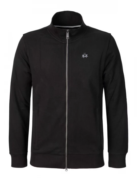 Foto van product La Martina Sweatvest ' MCF004 ' zwart