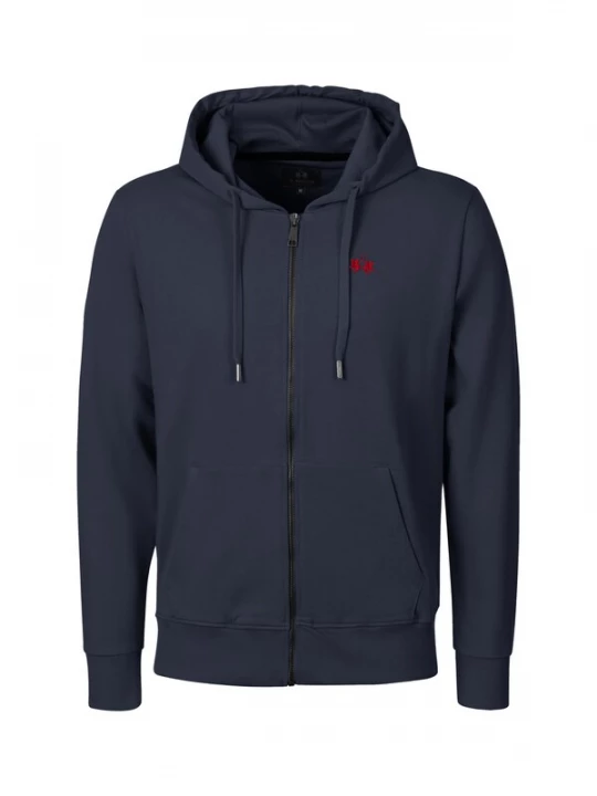 Foto van product La Martina Sweatvest ' MCF011 ' donkerblauw