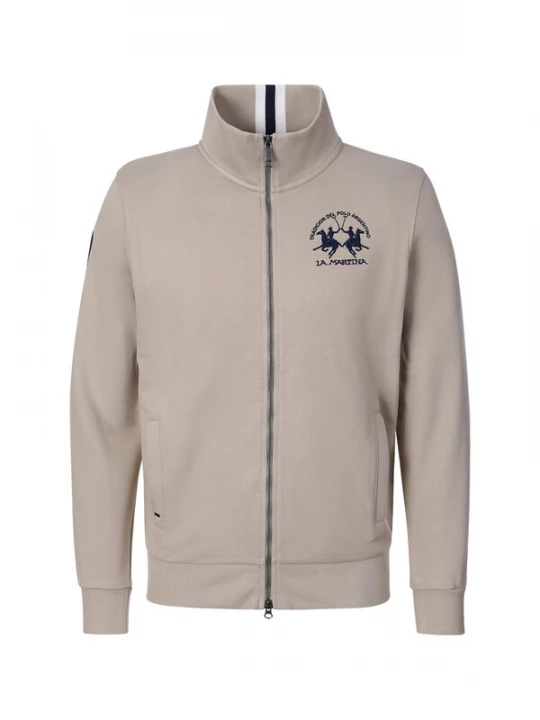 Foto van product La Martina Sweatvest ' MCF300 ' beige