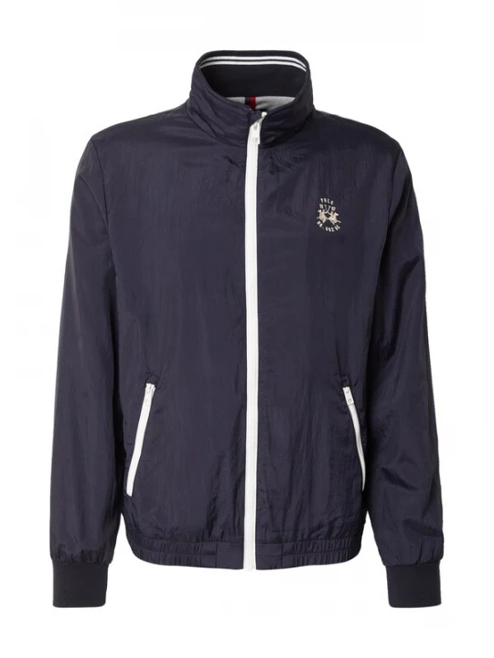 Foto van product La Martina Tussenjas beige / blauw / wit