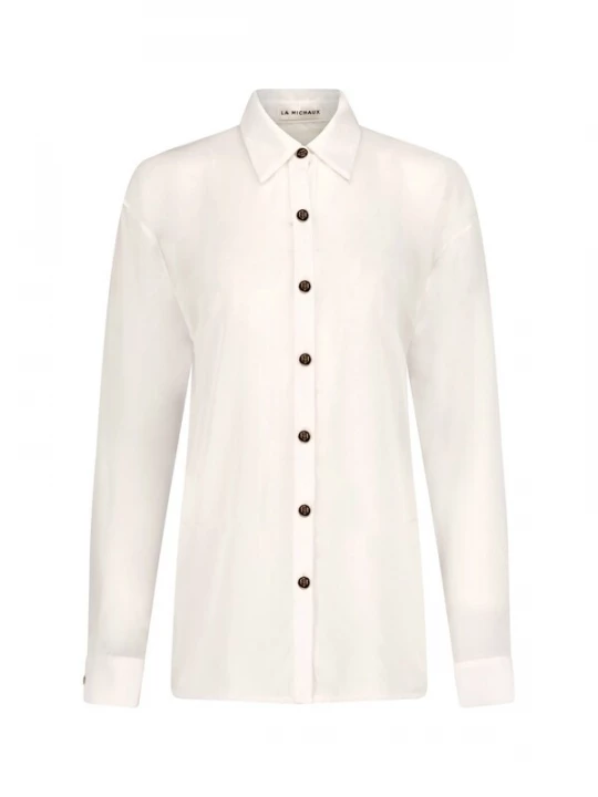 Foto van product La Michaux Shirt 'LARA' wit