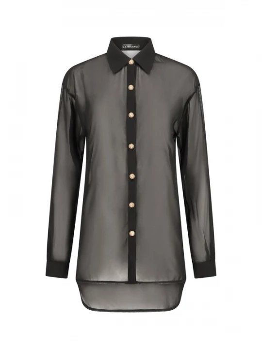 Foto van product La Michaux Shirt 'LARA' zwart