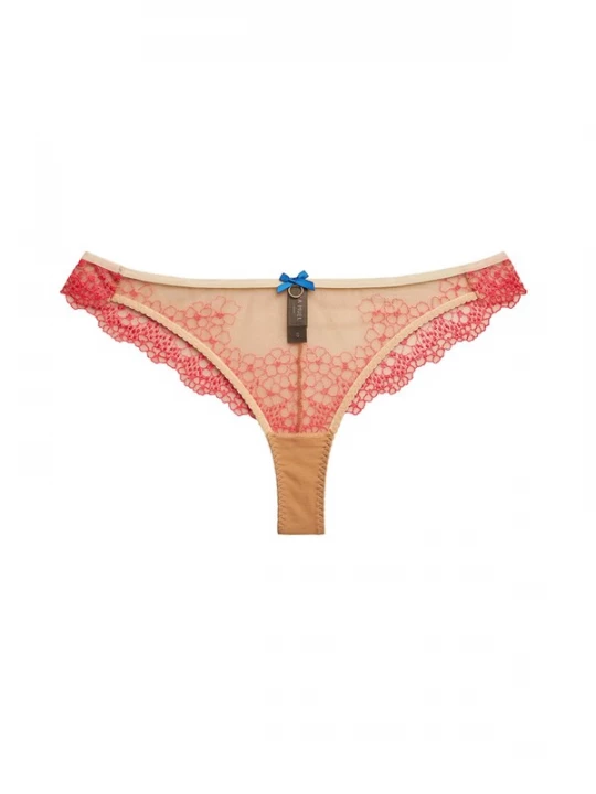 Foto van product La Muel Lingerie Slip 'brazilian Slip' neonroze